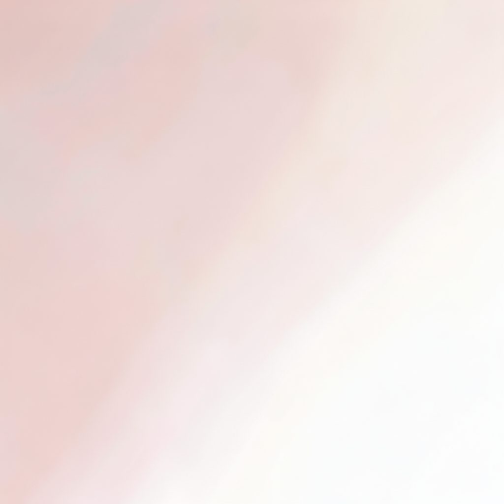 Soft abstract backdrop in pale blush and warm white, understated and calm