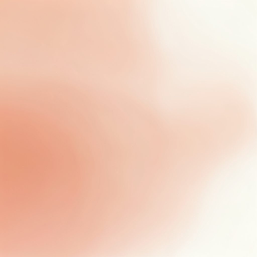 Warm abstract gradient in muted peach and ivory, calm and nurturing